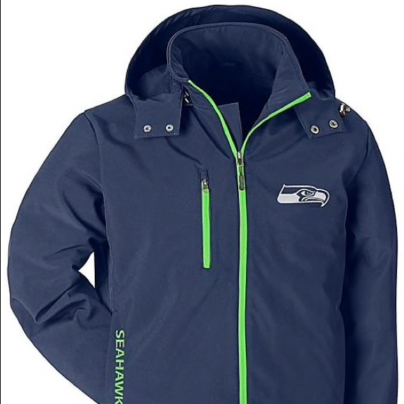 Seahawks Jacket/Rolling Cooler Combo